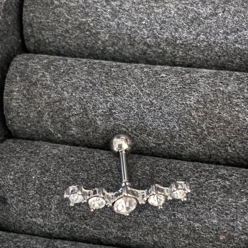 Stainless Steel cuff post earring